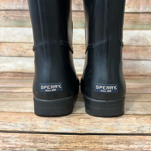 Sperry Black Nellie Rain Boots - Picture 7 of 11